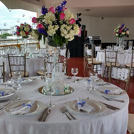 Terraza abierta para eventos del Hotel Neiva Plaza